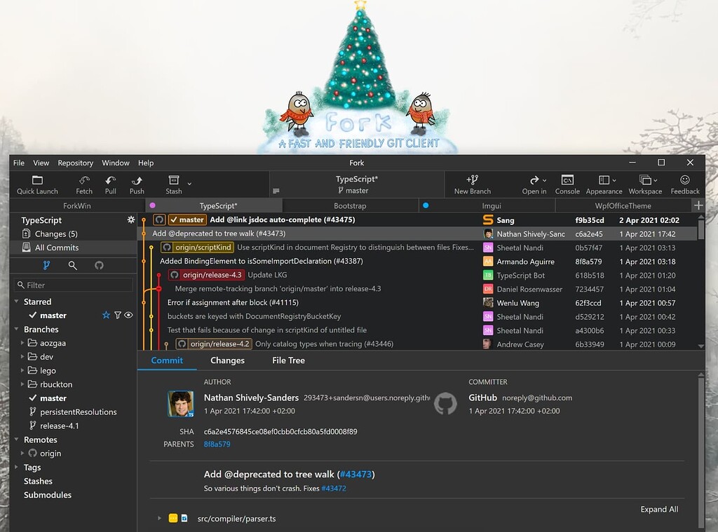 大家git的GUI客户端都拉出来晒一晒 - 资源荟萃 - LINUX DO