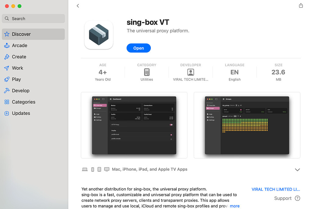 Sing Box Gui sing-box VT - 资源荟萃 - LINUX DO