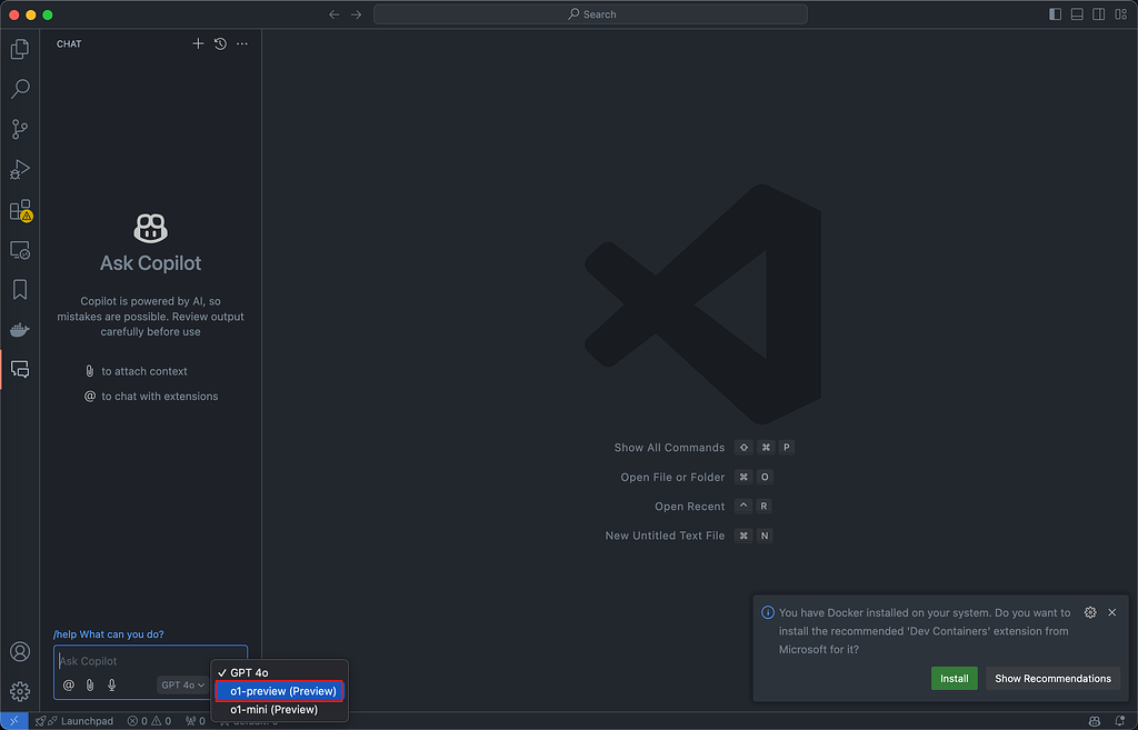 copilot 支持 o1-preview 了 - 开发调优 - LINUX DO
