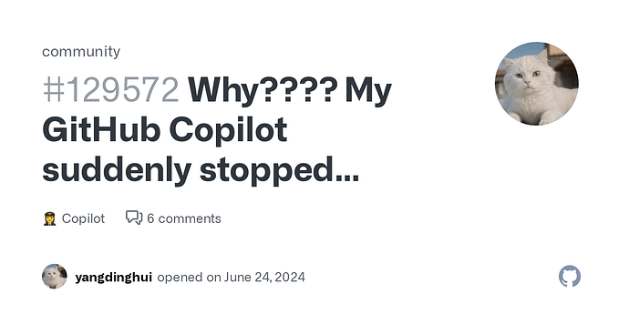Invalid copilot token: missing token: 403 有没有遇到过同样的问题 - 开发调优 - LINUX DO