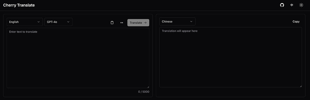 开源一个用cursor撸的翻译站，用的github models提供的模型（也支持openai） - 搞七捻三 - LINUX DO