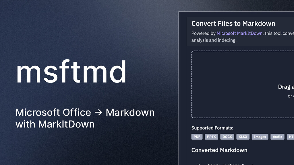 最好用的文件转markdown的工具是哪个？我用的这个不太好用 - 开发调优 - LINUX DO