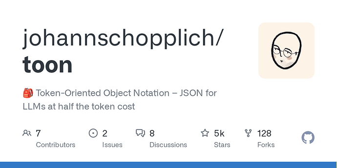 刷视频看到一个项目，可以通过转换模型输入的 JSON 为更节省 Token 的格式 - 开发调优 - LINUX DO