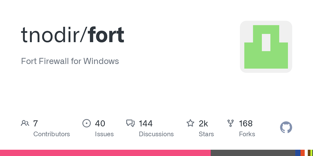 分享一个开源的类似 GlassWire 的 Windows 主机防火墙软件 Fort Firewall - 搞七捻三 - LINUX DO