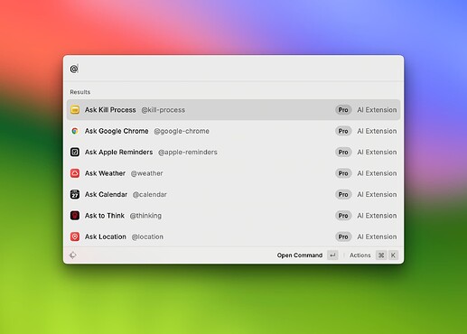 Raycast 推出 AI Extensions - 前沿快讯 - LINUX DO
