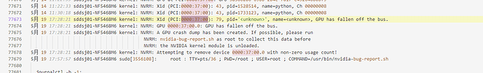 求教！显卡报和Bus总线脱离的错误！Xid:79 GPU has fallen off the bus - 开发调优 - LINUX DO