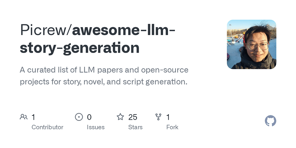 这可能是目前比较全的 LLM 故事生成资源库之一 - 资源荟萃 - LINUX DO