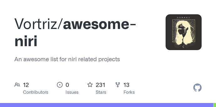 niri纯水+1 - 开发调优 - LINUX DO