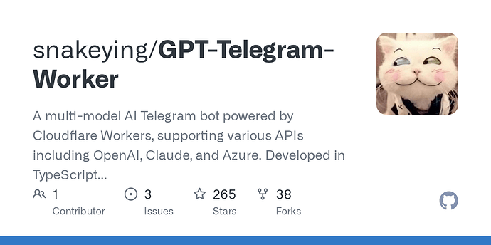 船新版本tg bot，你值得拥有，服务器？什么服务器，当然是大善人的worker啦 - 资源荟萃 - LINUX DO