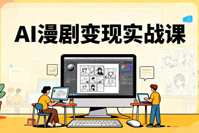 AI漫剧变现实战课
