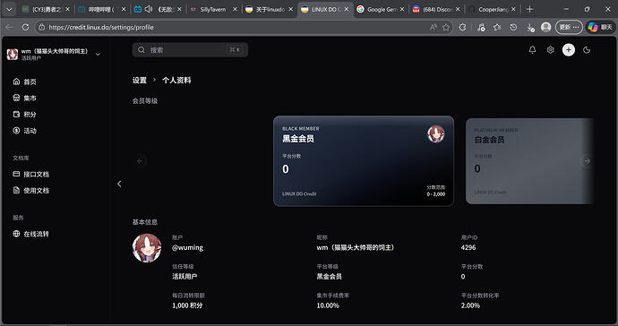 揭秘linuxdo credit！ww - #35，来自 wuming - 开发调优 - LINUX DO
