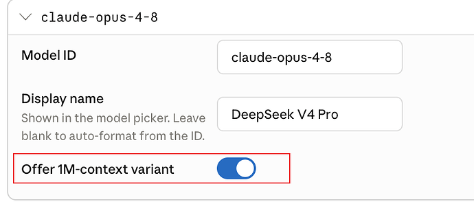 claude desktop第三方api接入无法使用1M上下文求助 - #3，来自 Haleclipse - 开发调优 - LINUX DO
