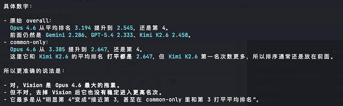 kimi k2.6 benchmark分析（换成排名） - 国产替代 - LINUX DO