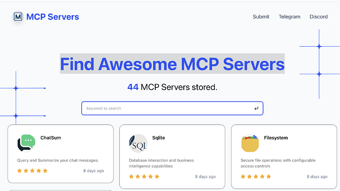 Find Awesome MCP Servers - 资源荟萃 - LINUX DO