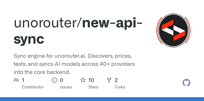 Api Sinc new-api-sync: 开源AI渠道同步工具 - 开发调优 - LINUX DO