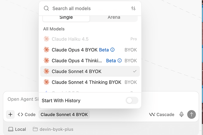 开源推荐：devin-byok-plus（原 windsurf）发布 V2.2.0 - 增加多渠道配置切换 - 开发调优 - LINUX DO