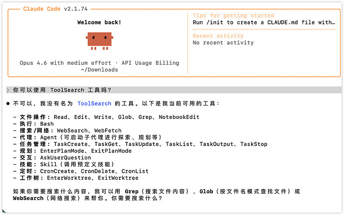 Claude Code强制开启 Tool Search工具分享 - #350，来自 xnyingchi - 开发调优 - LINUX DO