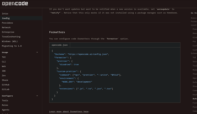 opencode 开启 LSP 之后， 修改代码时将我代码的格式化，如何解决 - 开发调优 - LINUX DO