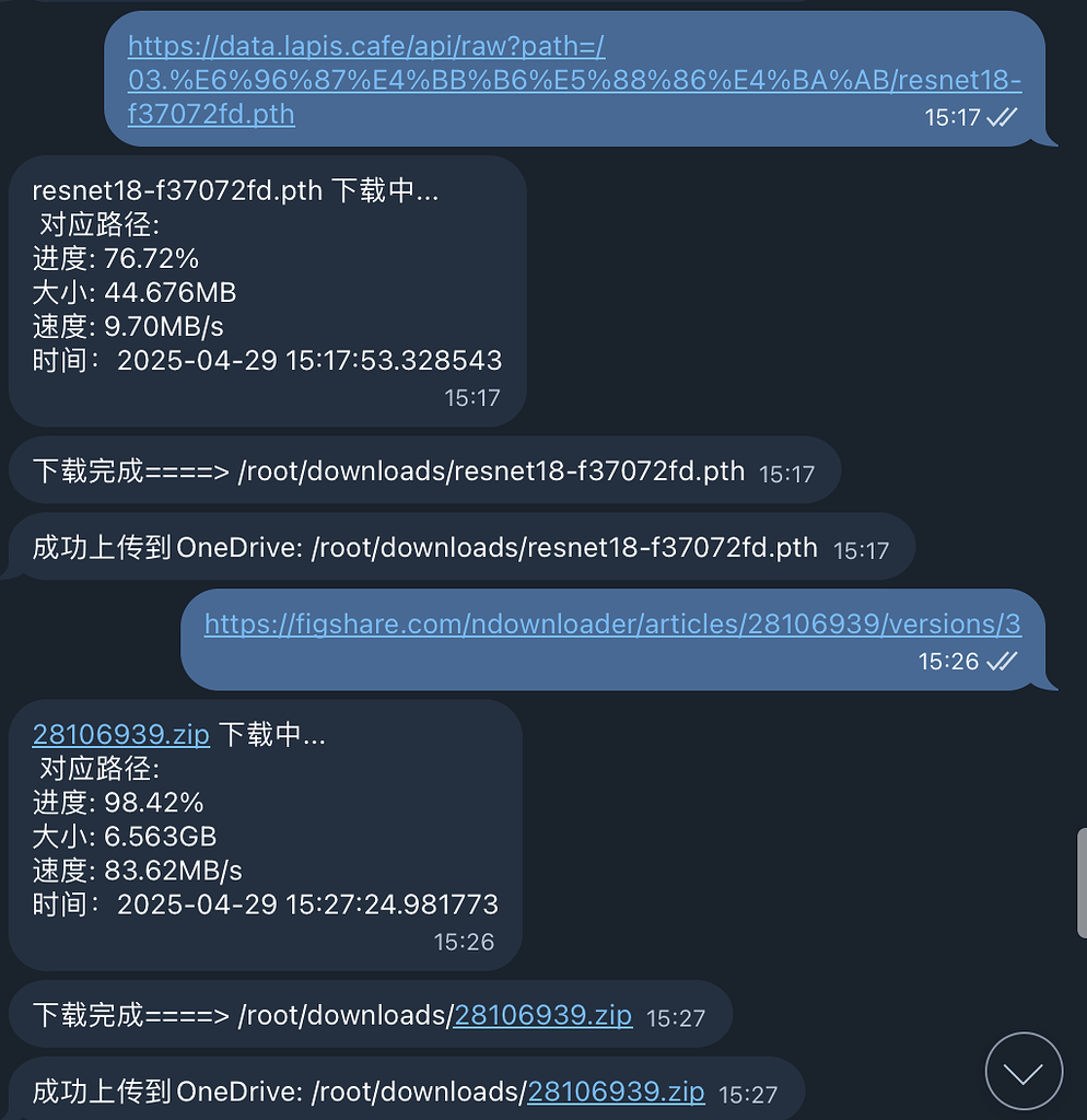 仓鼠速递：远程VPS+TG Bot实现离线下载并上传至OneDrive - 开发调优 - LINUX DO