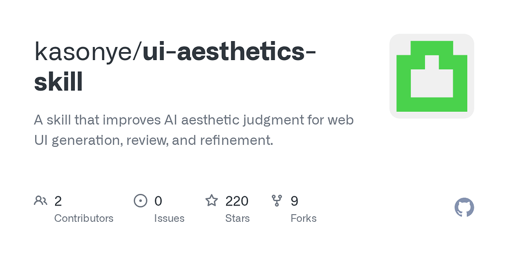 【开源】ui-aesthetics：一个提升 AI 审美的skill - 开发调优 - LINUX DO