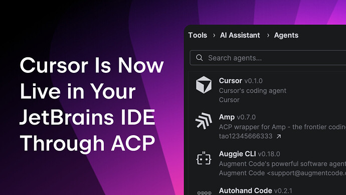 Cursor 现已在 JetBrains IDE 中可用 - 前沿快讯 - LINUX DO