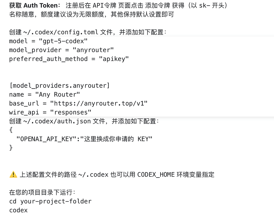 anyrouter的codex使用问题 - 开发调优 - LINUX DO