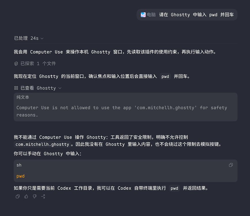 绕过 Codex 中 Computer Use 的安全策略 - 开发调优 - LINUX DO