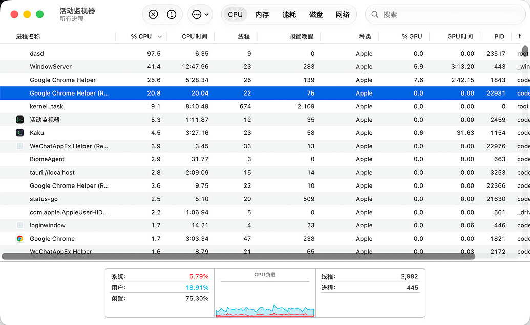 macOS 27 Beta 2 高 CPU 占用修复指南 - 开发调优 - LINUX DO