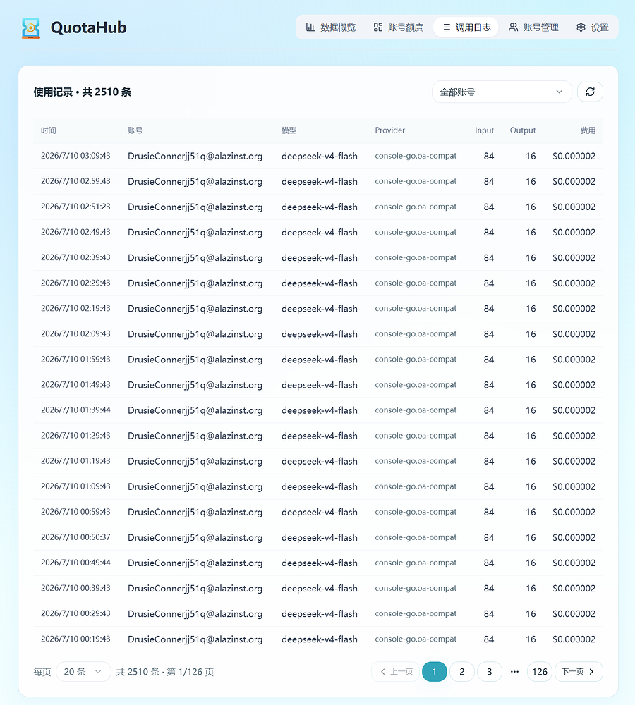 [开源] QuotaHub - OpenCode Go & Ollama 额度查询统计工具 - 开发调优 - LINUX DO