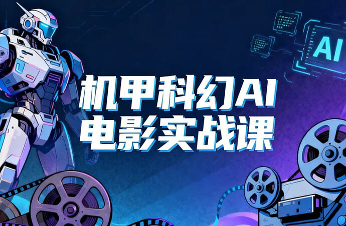 机甲科幻AI电影实战课