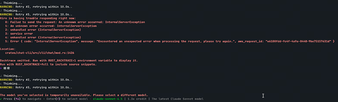 【kiro】今天使用kiro的有没有觉得超慢，而且经常报错 - 搞七捻三 - LINUX DO