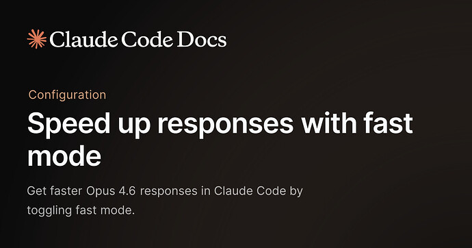 claude code /fast 快速模式 怎么使用 - 开发调优 - LINUX DO