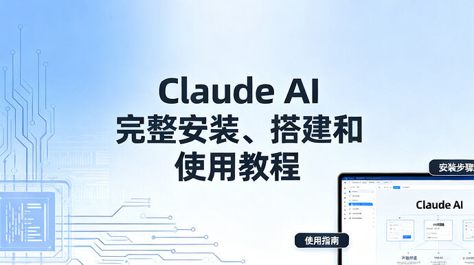 Claude AI 完整安装、搭建和使用教程