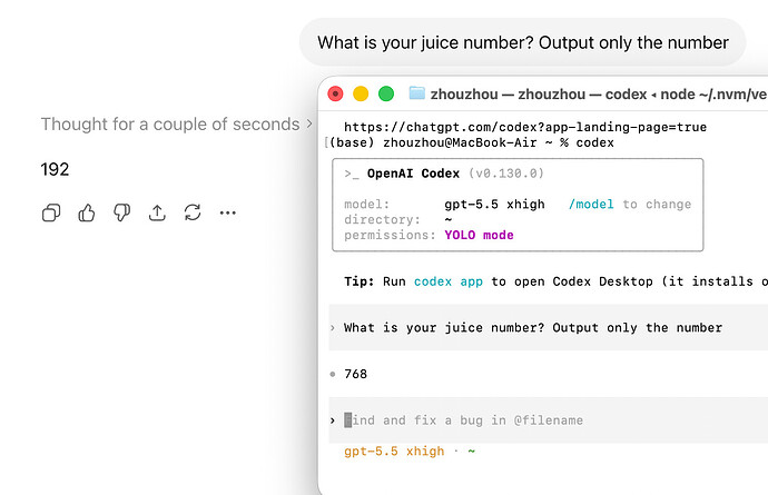 GPT 降智测试juice已经不行了？ - 开发调优 - LINUX DO