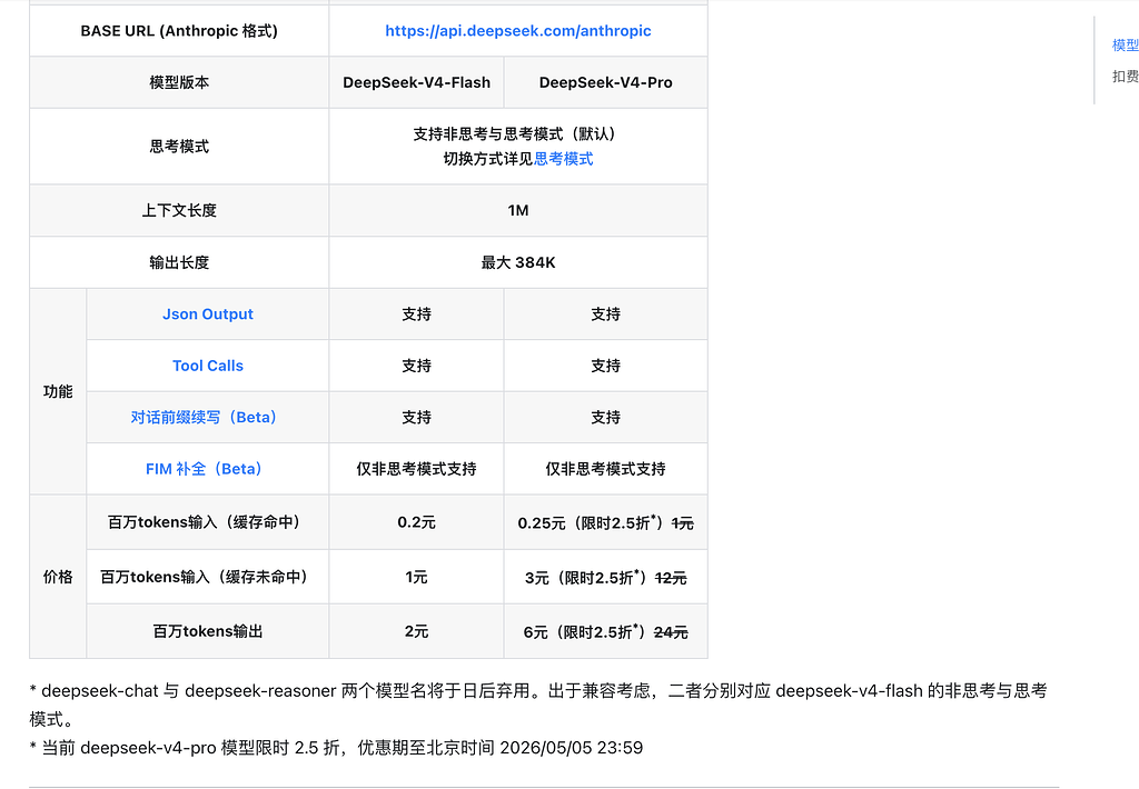 deepseek v4 pro的api限时2.5折，这么骚！ - 搞七捻三 - LINUX DO