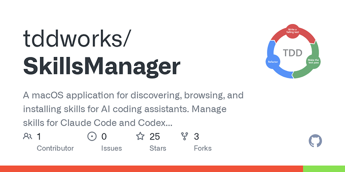 分享一个工具 CodexSkillManager - 开发调优 - LINUX DO