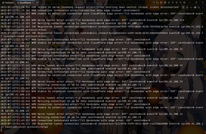 话说有没有长期使用 Cloudflare Tunnel 的佬 - 开发调优 - LINUX DO
