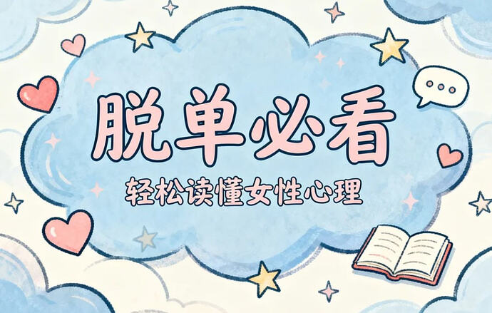 女生心事你知道吗,脱单必看+轻松读懂女性心理