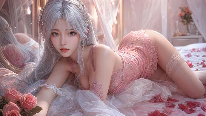 098yinyueroselacecanopy