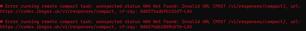 codex提示远程压缩失败如何处理？ - 开发调优 - LINUX DO