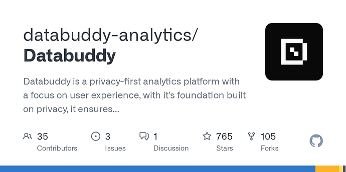 databuddy , 又一个傻瓜式用户行为分析系统， 不错嘛，开源免费 - 开发调优 - LINUX DO