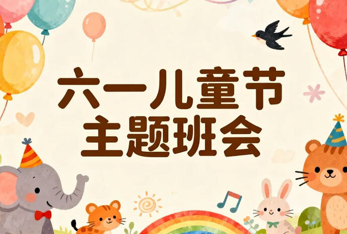 六一儿童节主题班会PPT课件,趣味游戏活动方案