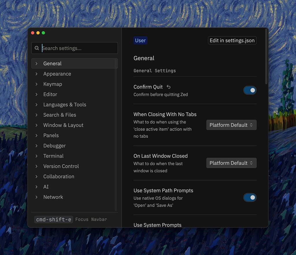 Zed 终于给设置带来了 GUI，并适配了 Win 端 - 开发调优 - LINUX DO
