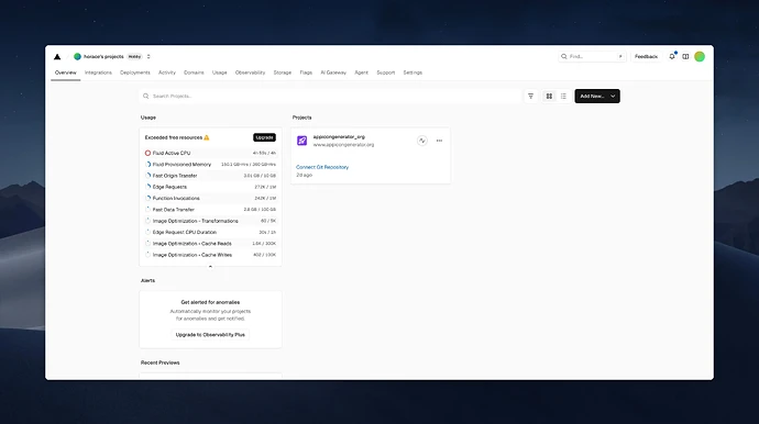 我的一个工具站，Vercel超过免费层限制，有什么替代方案吗 - 搞七捻三 - LINUX DO