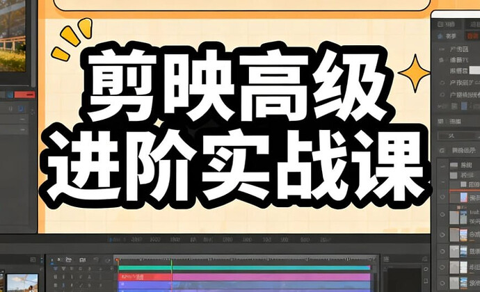 剪映高级进阶实战课，让你的视频质感飙升