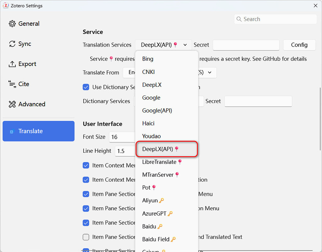 [教程] DeepLX API + Zotero 翻译插件高效阅读文献 - 资源荟萃 - LINUX DO