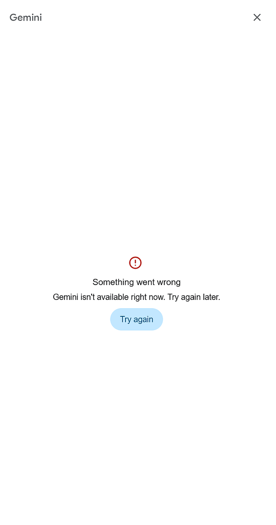 Gemini in chrome一直显示something went wrong怎么办 - 开发调优 - LINUX DO