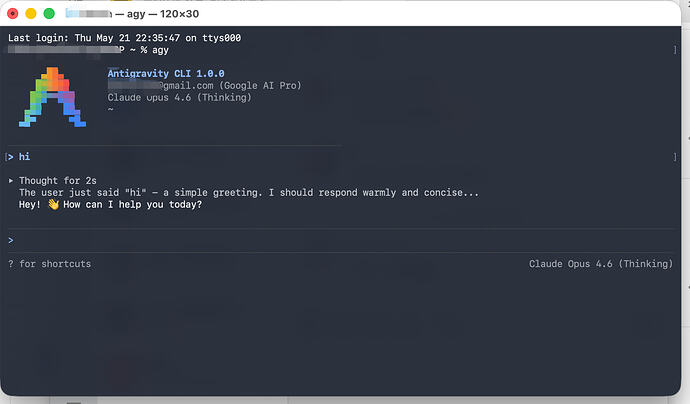 antigravity似乎又可用了 - #5，来自 user1857 - 开发调优 - LINUX DO