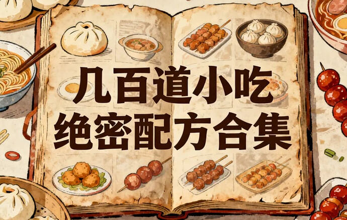 几百道小吃绝密配方合集