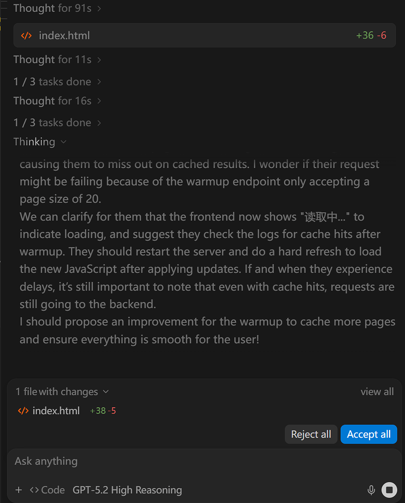 有没有人尝试用GPT-5.2 High Reasoning改bug（中等难度） - 搞七捻三 - LINUX DO